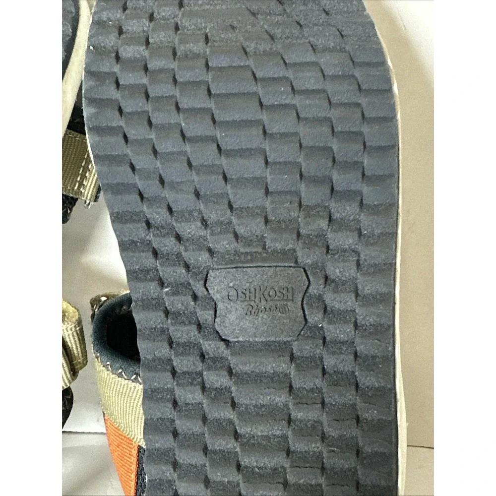 OshKosh B'gosh Toddler Boy's Size 1M Double Adjust Sandals Multicolor